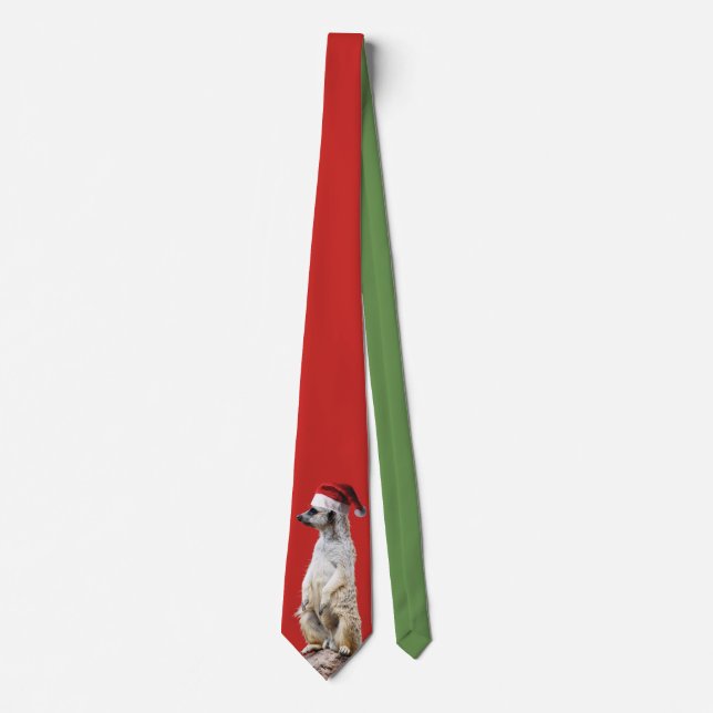 Corbata Meerkat Santa Claus (Anverso)