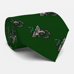 Corbata Mehndi Ganesha (Verde)