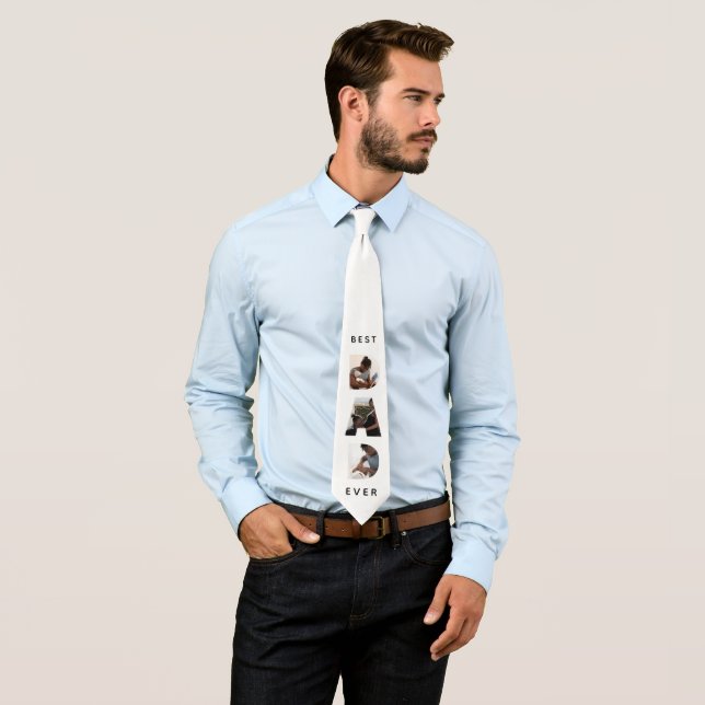 Corbata Mejor Collage de fotos del Día del Padre Personali (In situ)