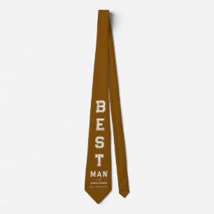 Corbata Mejor hombre Brown