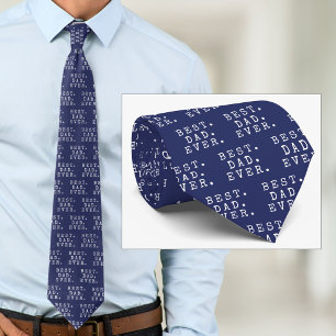 Corbata MEJOR PAPÁ DEL MUNDO Color Personalizado