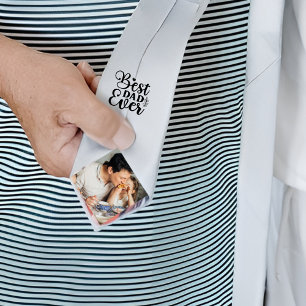 Corbata Mejor papá del mundo - Regalo de hija Gris claro
