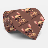 Mejor Papá Perrito Bulldog Francés Mascota Perro A