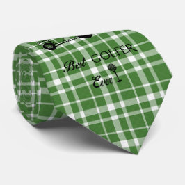 Corbata Mejor Placa Verde Golfer