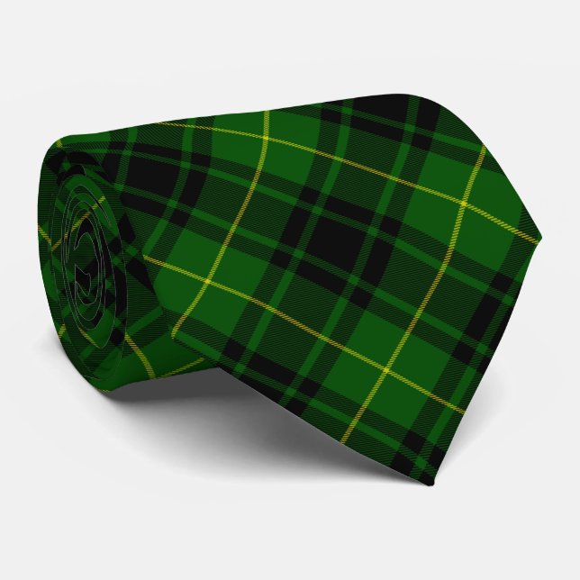 Corbata Melocotonería tartan de MacArthur (Enrollado)