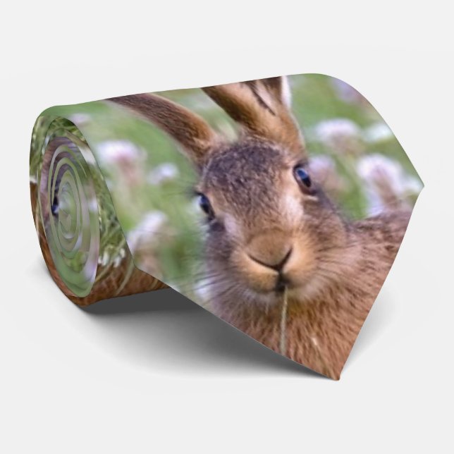 Corbata Mens Fashion Wild Rabbit (Enrollado)