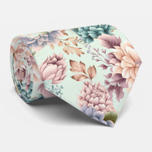 CORBATA MENTIRAS BOTÁNICAS FLORALES DE SAJE SUAVE