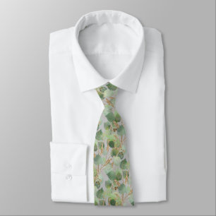 CORBATA MENTIRAS BOTÁNICAS GRIS VERDE SAGE