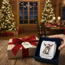 Corbata Merry Little Navidades Donkey, personalizado