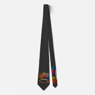 Corbata Mes de la Herencia Hispana 3D Orgullo Cultural Col