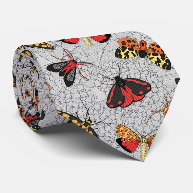 Corbata Metas de hidrangea (Enrollado)