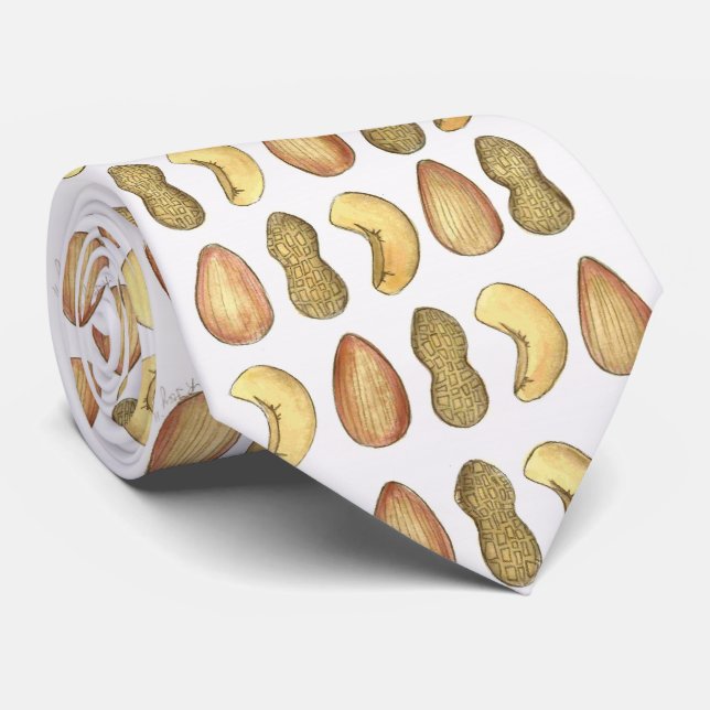 Corbata Mezcla de nueces de cóctel Maní Cashews Almond Sna (Enrollado)