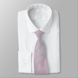 Corbata Mezcla rosa y gris Personalizado lazos