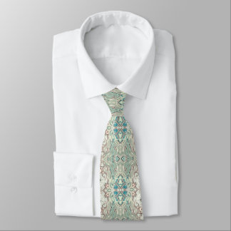 Corbata Mezcla Turquesa Y De Cobre