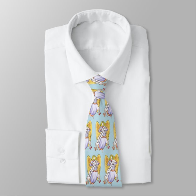 Corbata Mi ángel de la guarda (Atado)