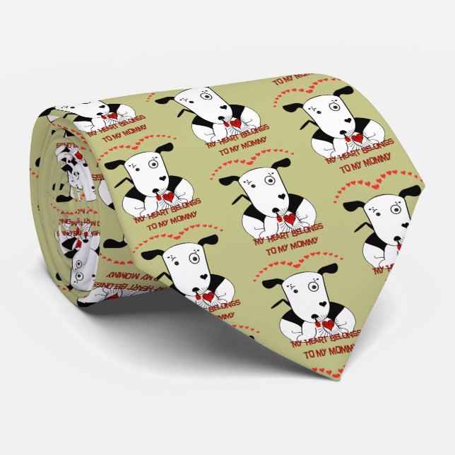 Corbata Mi corazón pertenece a mi mamá (Enrollado)