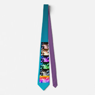 Corbata Mi gato tabby es un Popstar