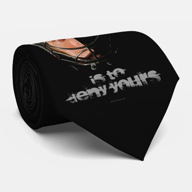 Corbata Mi meta (portero del hockey) (Enrollado)