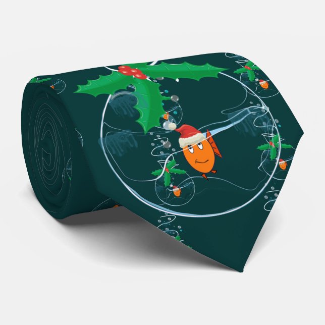 Corbata Mi pescado Mascota - Personalizado (Enrollado)