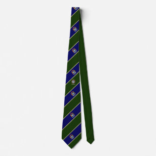 Corbata Michigan raya la bandera