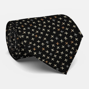 Corbata Micro Aviones Diseñador Estilo Piloto