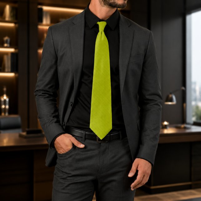 Corbata Micro Patrón Verde Lima Lumivern (Subido por el creador)