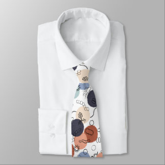 Corbata Microbiología de cosechas en blanco