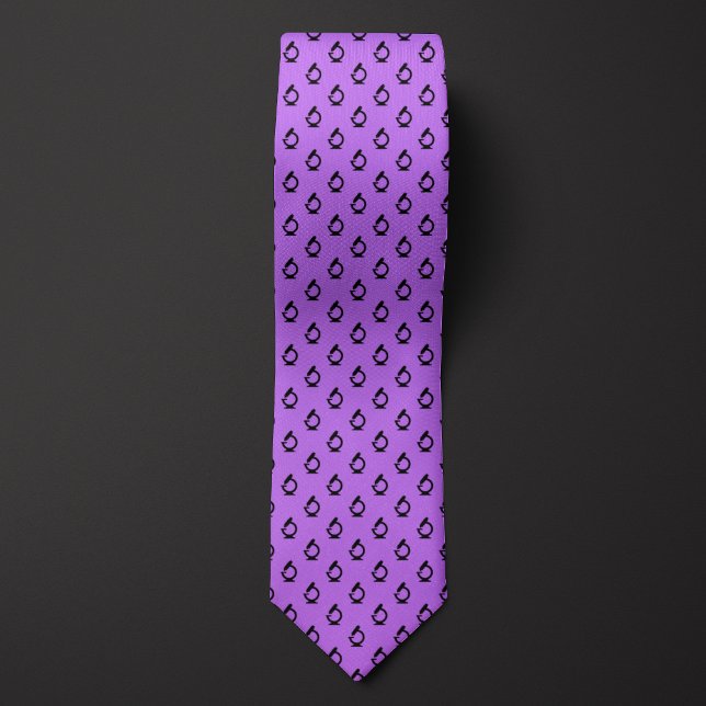 Corbata Microscopio de ciencia púrpura Lilac (Subido por el creador)