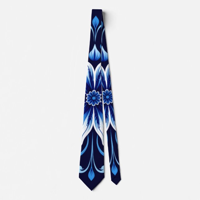 corbata midnight bloom (Anverso)