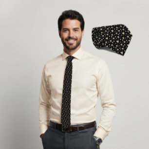 Corbata Midnight Geometry Luxe