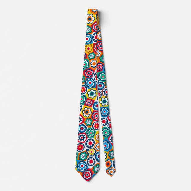 Corbata Mille Fiori Pattered Necesario (Anverso)
