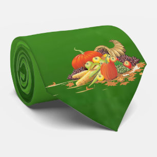 Corbata Milo Cornucopia Thankings green