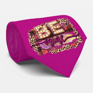 Corbata Milo Dale Be Mine Leppard Purple Men's Necktie
