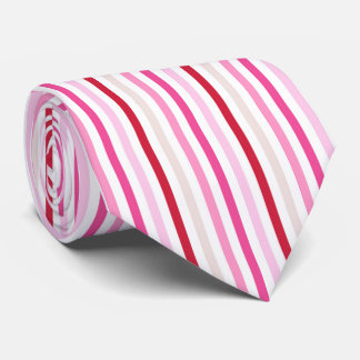 Corbata Milo Dale Pink despojó al Valentine Necktie mascul