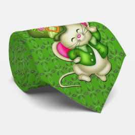 Corbata Milo Dale St. Patrick's Day Green Mouse