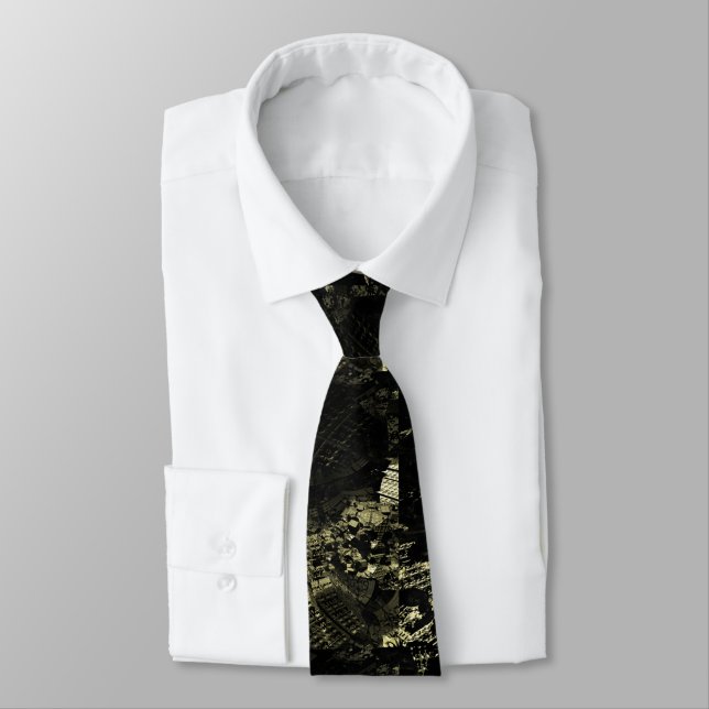 Corbata Mineral Fractal 3D 1 Canto Geek (Atado)