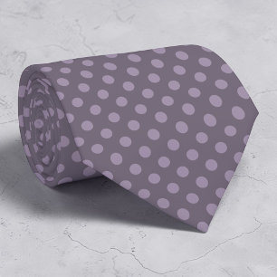 Corbata mini lunares Boho Plum