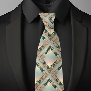 Corbata Minimalista Elegancia Tropical