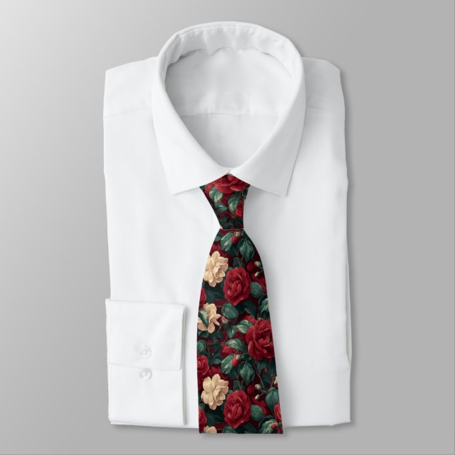 Corbata Minimalistic Best Man Gardenias Floral (Atado)