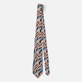 Corbata Minimalistic Fathers Day Tiger Print