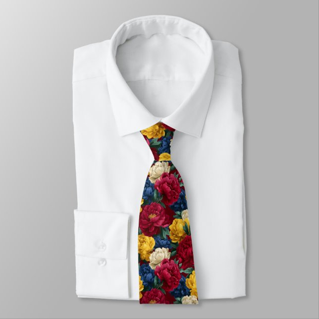 Corbata Minimalistic Graduation Gifts For Him Peonies Flow (Atado)