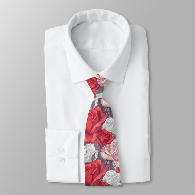 Corbata Minimalistic Groomsmen Gift Rose Flower (Atado)