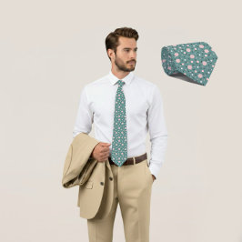 Corbata Mint Geo Hexágono y Triángulo de Carbón