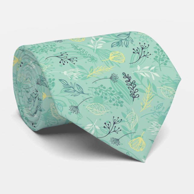 Corbata Mint Green Botane (Enrollado)