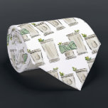Corbata Mint Julep Neck Tie<br><div class="desc">¡El chico más genial de por aquí! Este lazo de cuello lúdico presenta tazas de jugo de menta pintadas con acuarela. Perfecto para un fiesta o una hora de cóctel con sus colegas en Kentucky Derby. ¡Chequea la suite fiesta Derby!</div>