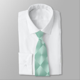 Corbata Mint Shimmer Blocks Necesario Tie