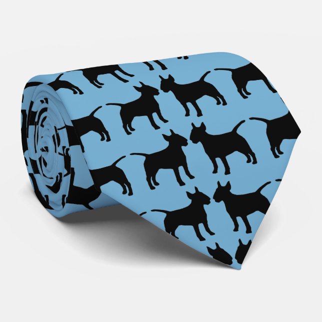 Corbata Mis dos perros toros (Enrollado)