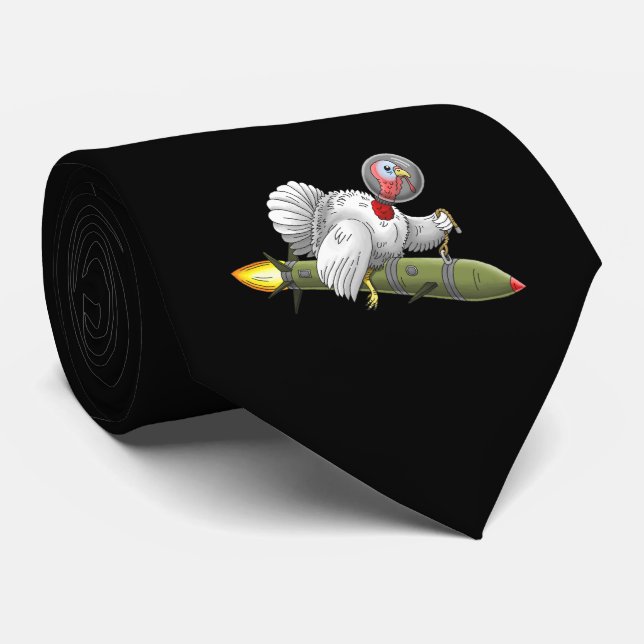 Corbata Misil de Acción de Gracias Turquía (Enrollado)