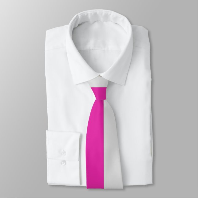 Corbata  Mitad Y Mitad Decorativo  (Atado)