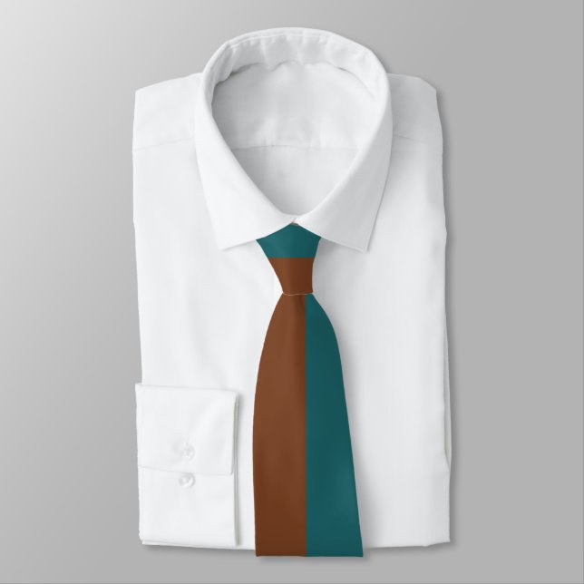 Corbata  Mitad Y Mitad Decorativos  (Atado)